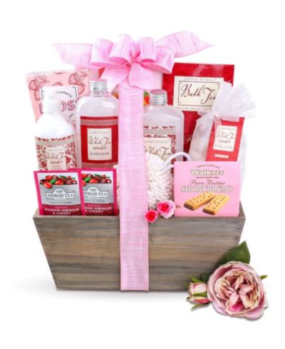 Alder Creek Gift Baskets Tea Tranquility Spa Gift Basket, 12-Piece