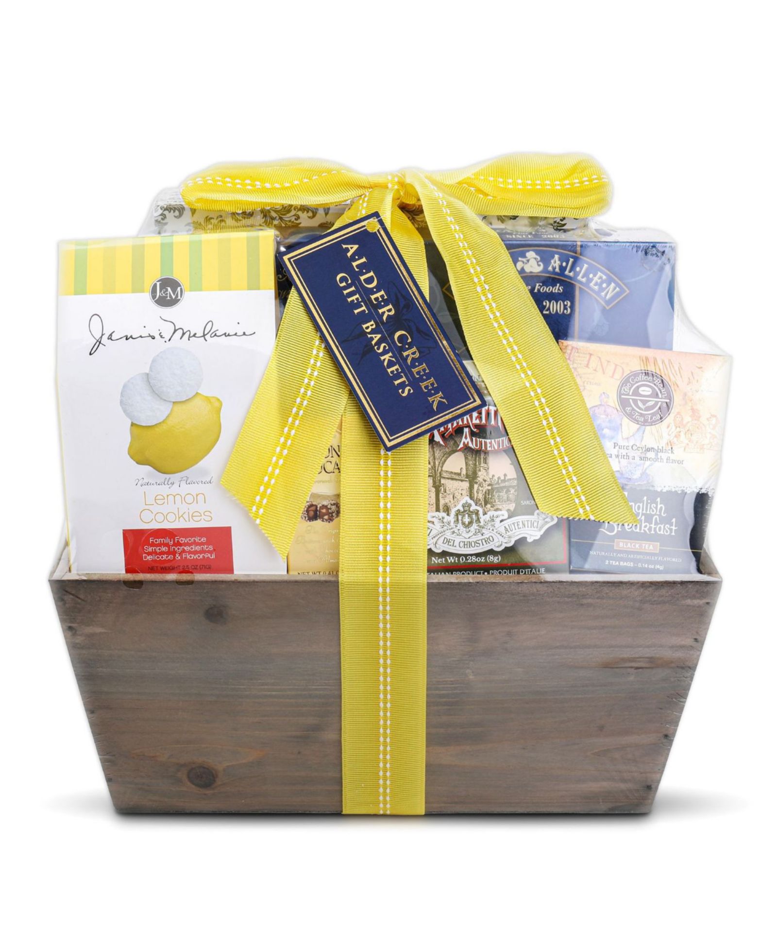 Alder Creek Gift Baskets Lemon Breeze Gift Tote, 8-Piece