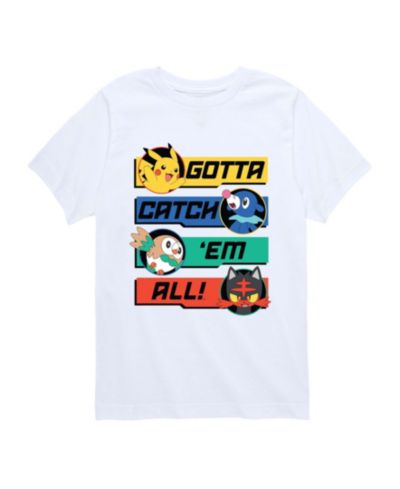 Графическая футболка Pokemon для мальчиков 8-20 лет Short-Sleeve