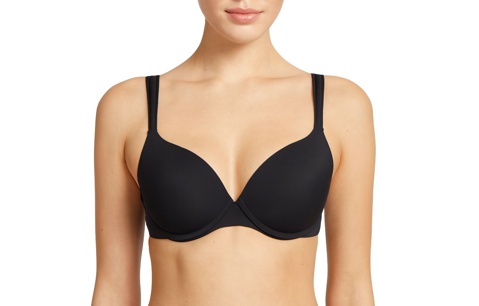 Lands' End Women's Full Coverage Bra True Solutions Light Weight Microfiber Basics
