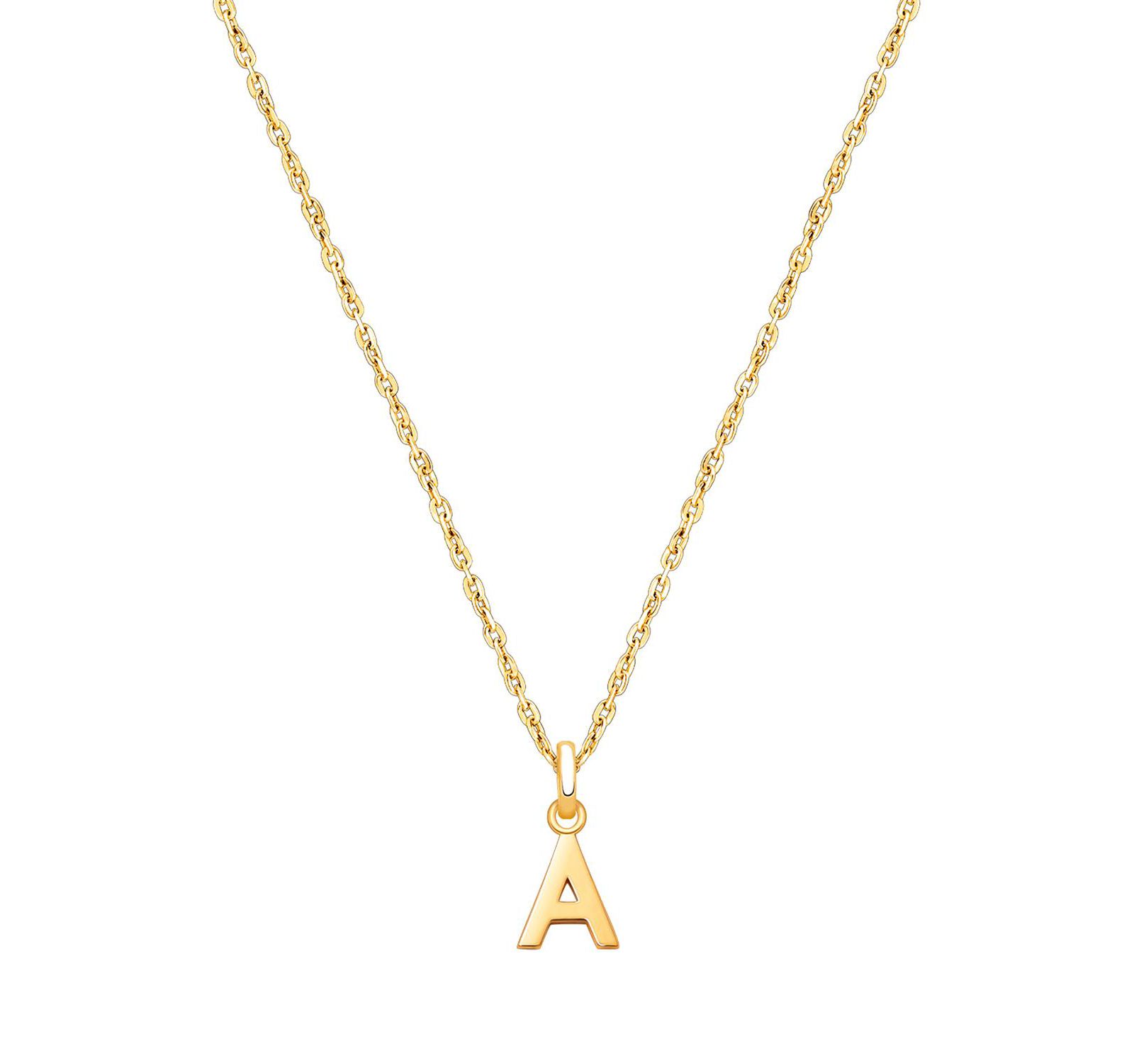 Tiny Blessings современное ожерелье с инициалами 14K Gold