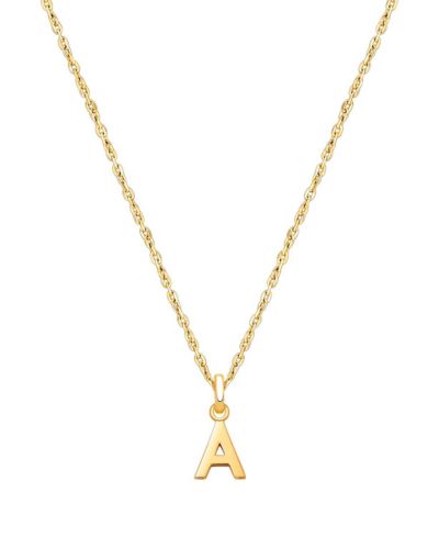 Tiny Blessings современное ожерелье с инициалами 14K Gold