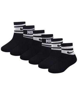 Nike Детские носки Varsity Cushioned Quarter, 6 пар