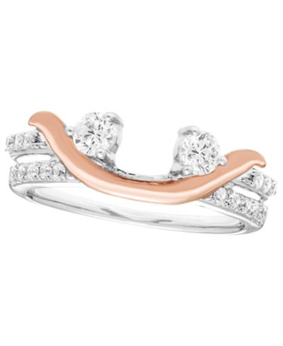 Кольцо-защита Diamond Ring Guard (1/2 ct. t.w.) в двухцветном золоте 14k