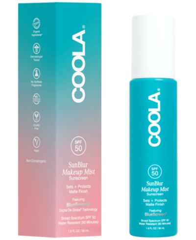 COOLA спрей-фиксатор для макияжа SunBlur SPF 50, 1.15 oz.