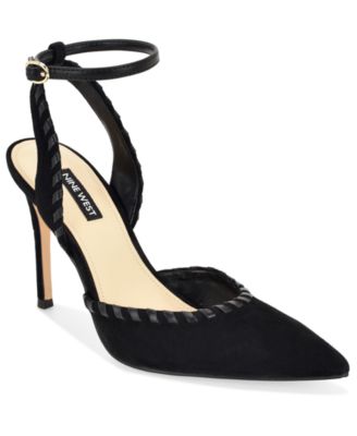 Женские туфли Nine West Kenedy Suede Whipstitch Two-Piece Dress Pumps