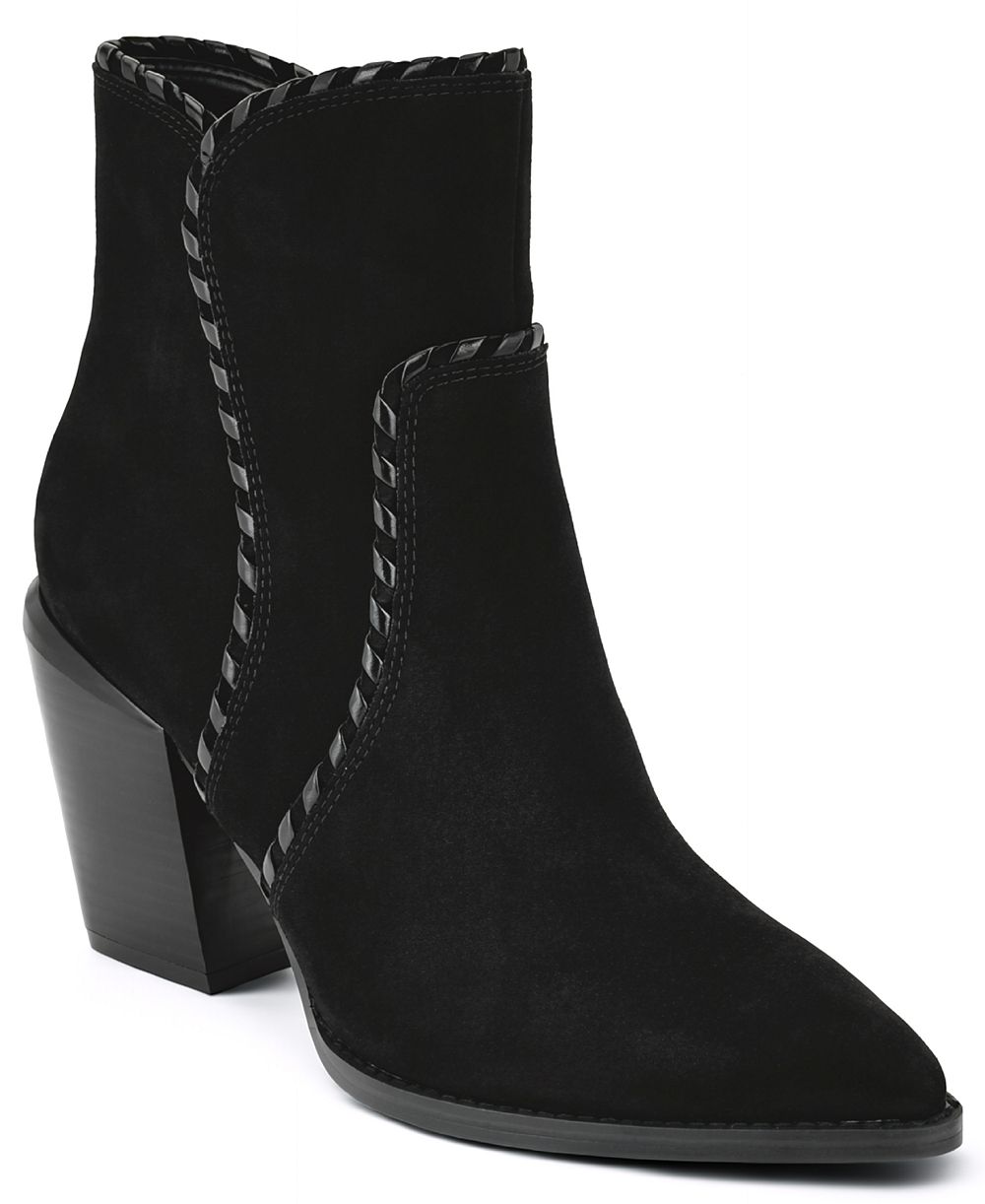 Женские ботильоны Nine West Raxton, замша, на устойчивом каблуке