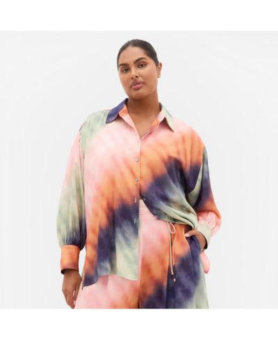 Платье Plus Size CITY CHIC Sunset Ombre Print