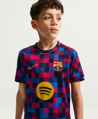 Nike Big Boys and Girls Garnet Barcelona 2026/27 Home Pre-Match Jersey
