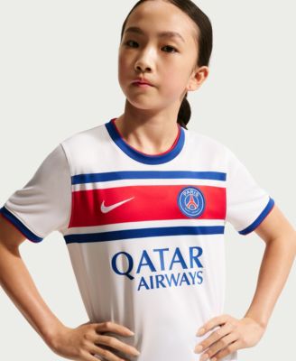 Детская джерси Nike White Paris Saint-Germain 2026/27 Away Pre-Match Jersey