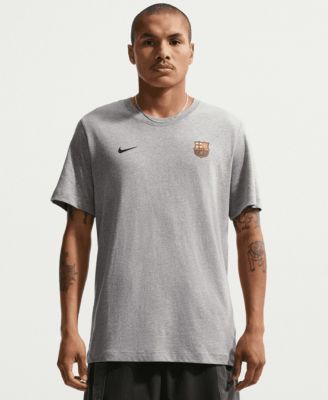 Мужская футболка Nike Gray Barcelona Crest Essential