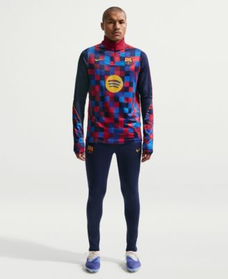 Nike Men's Red Barcelona 2026/27 Strike Drill Quarter-Zip Long Sleeve Jersey