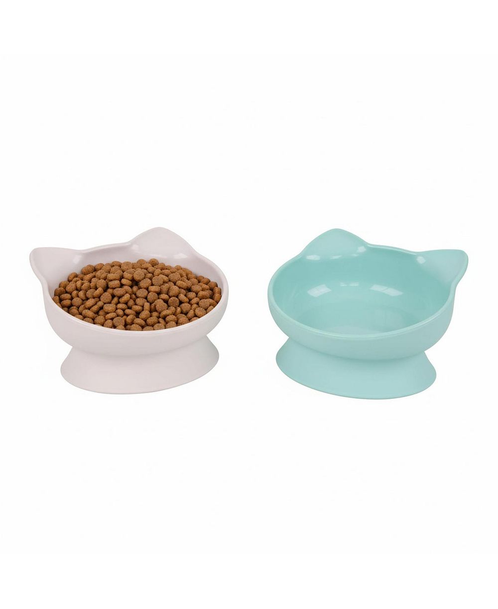 Набор из 2 мисок ARONKL Elevated Cat Food Water Bowls, 6.5 Oz