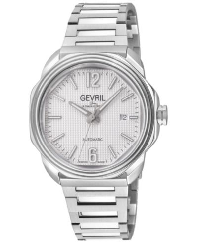 Gevril Men's Roosevelt Swiss Automatic Bracelet Watch