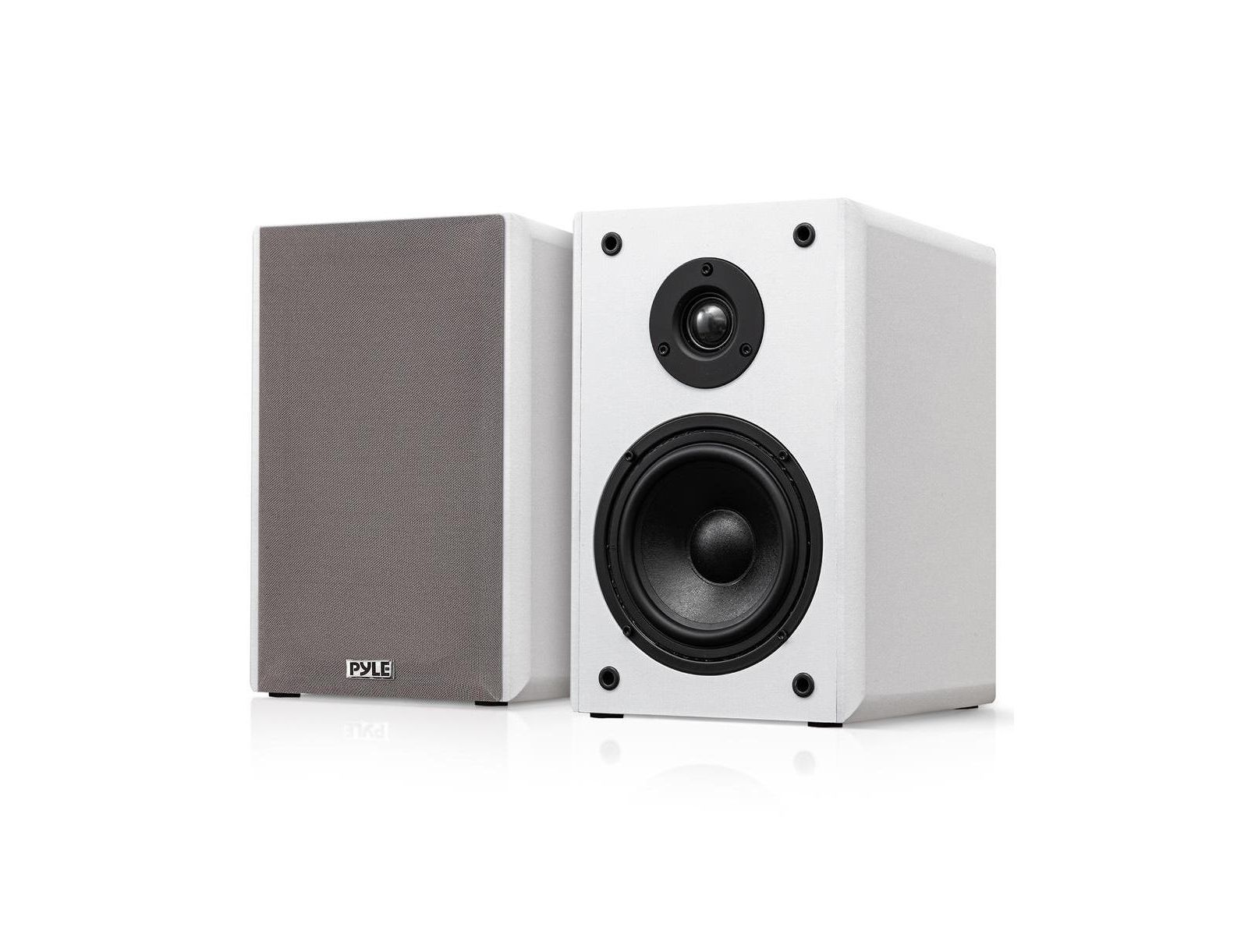 Pyle PHQBS53WH 2-Way 200W Wall Mount Bookshelf Speakers
