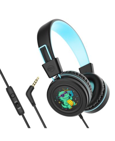 Mee Audio KidJamz KJ55AUX Wired Volume-Limiting Adjustable Kids' Over-Ear Headphones