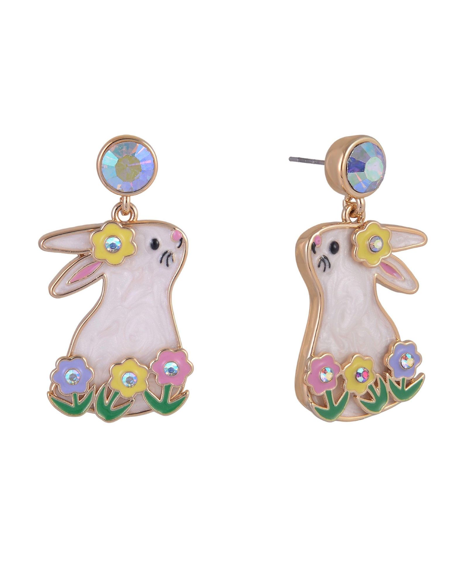 Серьги Hallmark Easter Bunny and Flower