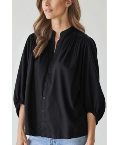 Женский топ Ocean+Main Cotton Poplin Peasant