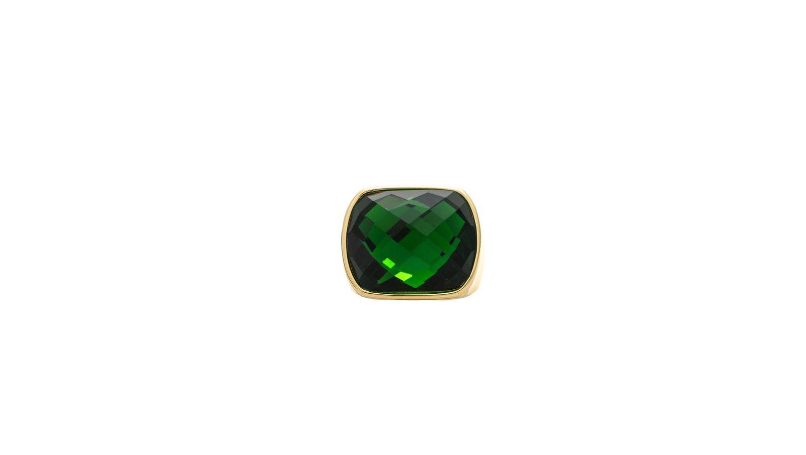 Rivka Friedman кольцо Statement с кубическим цирконием Cushion-Cut
