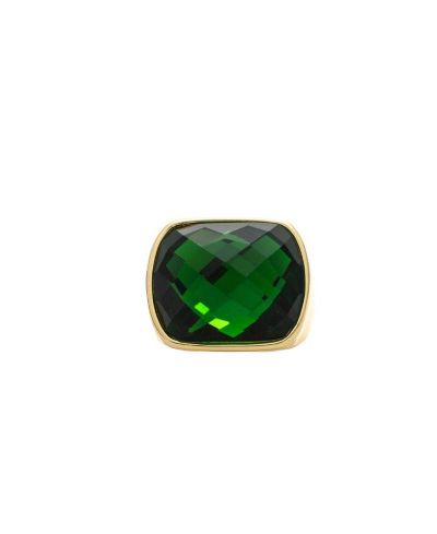 Rivka Friedman кольцо Statement с кубическим цирконием Cushion-Cut