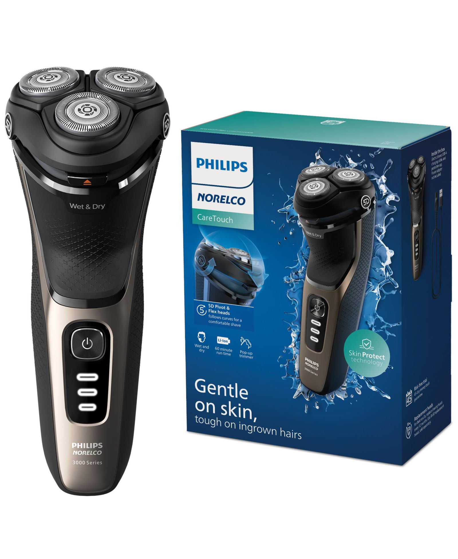 Norelco Care Touch Hair Removal Tools