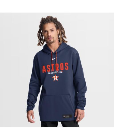 Nike Мужское худи Houston Astros Authentic Collection Therma-FIT, темно-синее