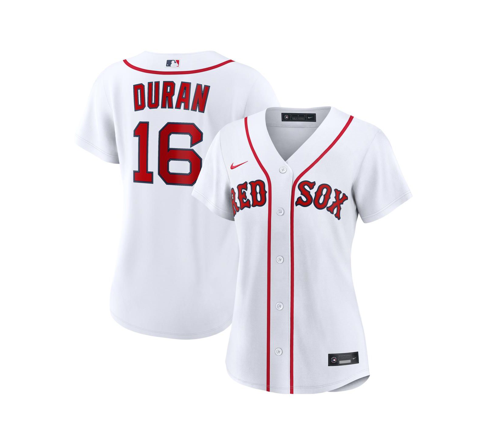 Женская джерси Nike Jarren Duran White Boston Red Sox Home Replica Player