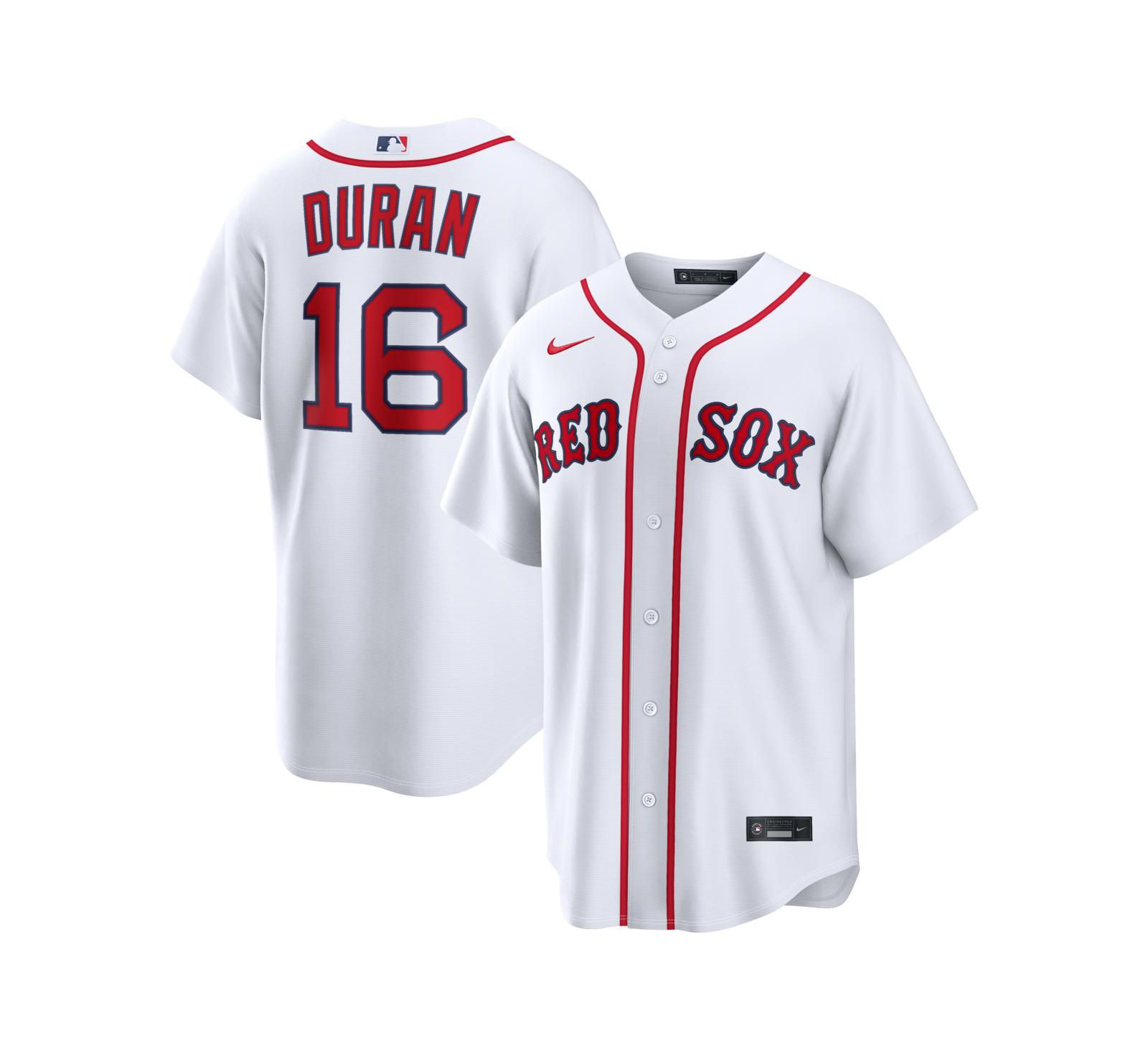 Nike Мужская реплика джерси Jarren Duran Boston Red Sox, белая