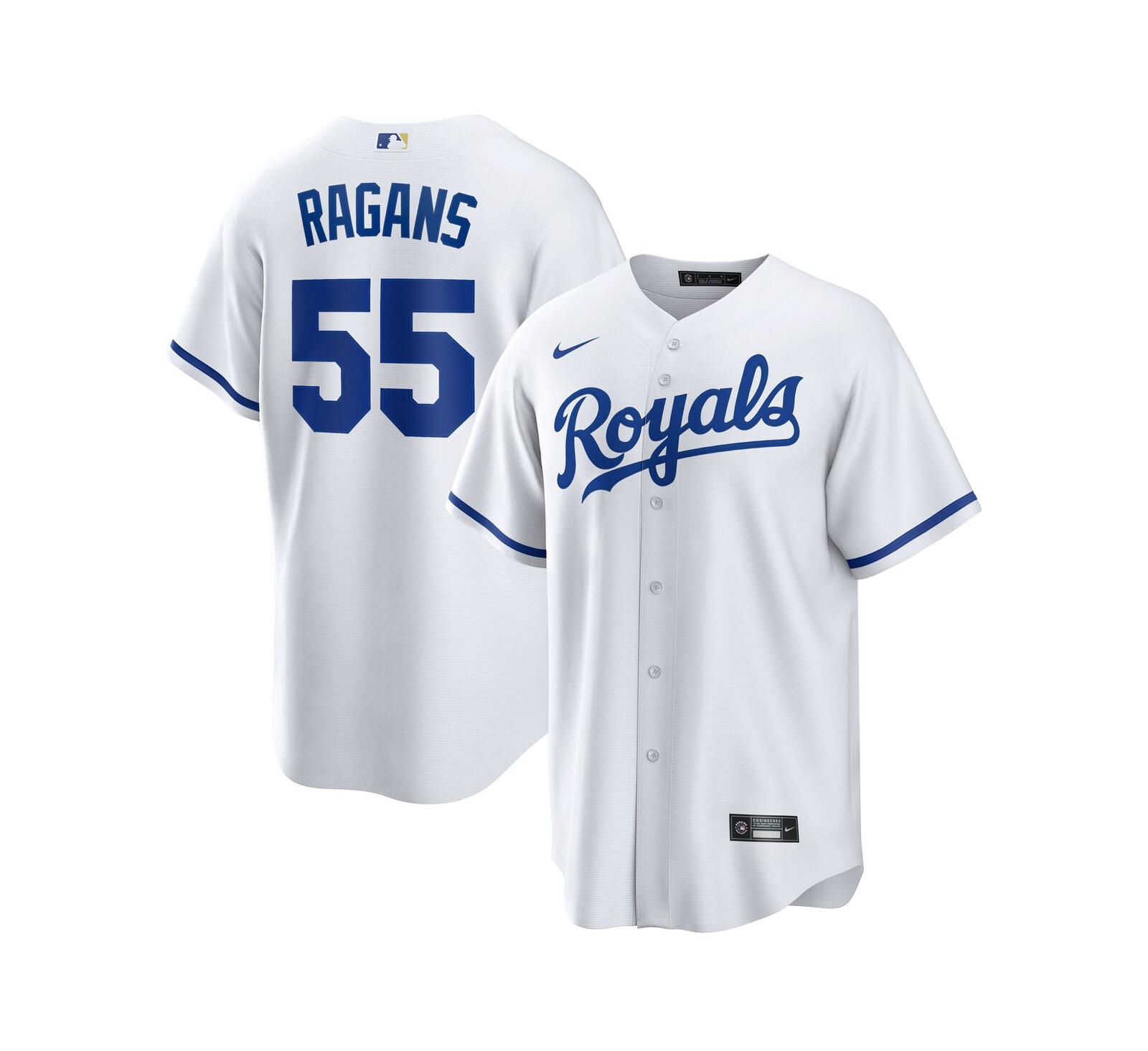 Nike Мужской Cole Ragans White Kansas City Royals Home Replica Jersey