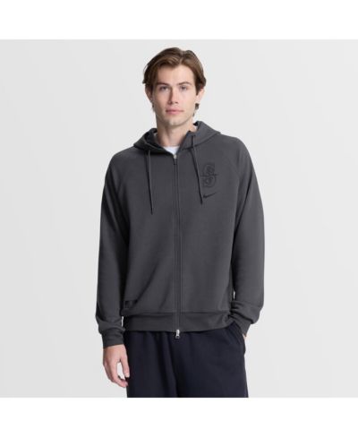 Nike Мужской худи Nike Seattle Mariners Authentic Collection Player Raglan Dri-FIT Full-Zip