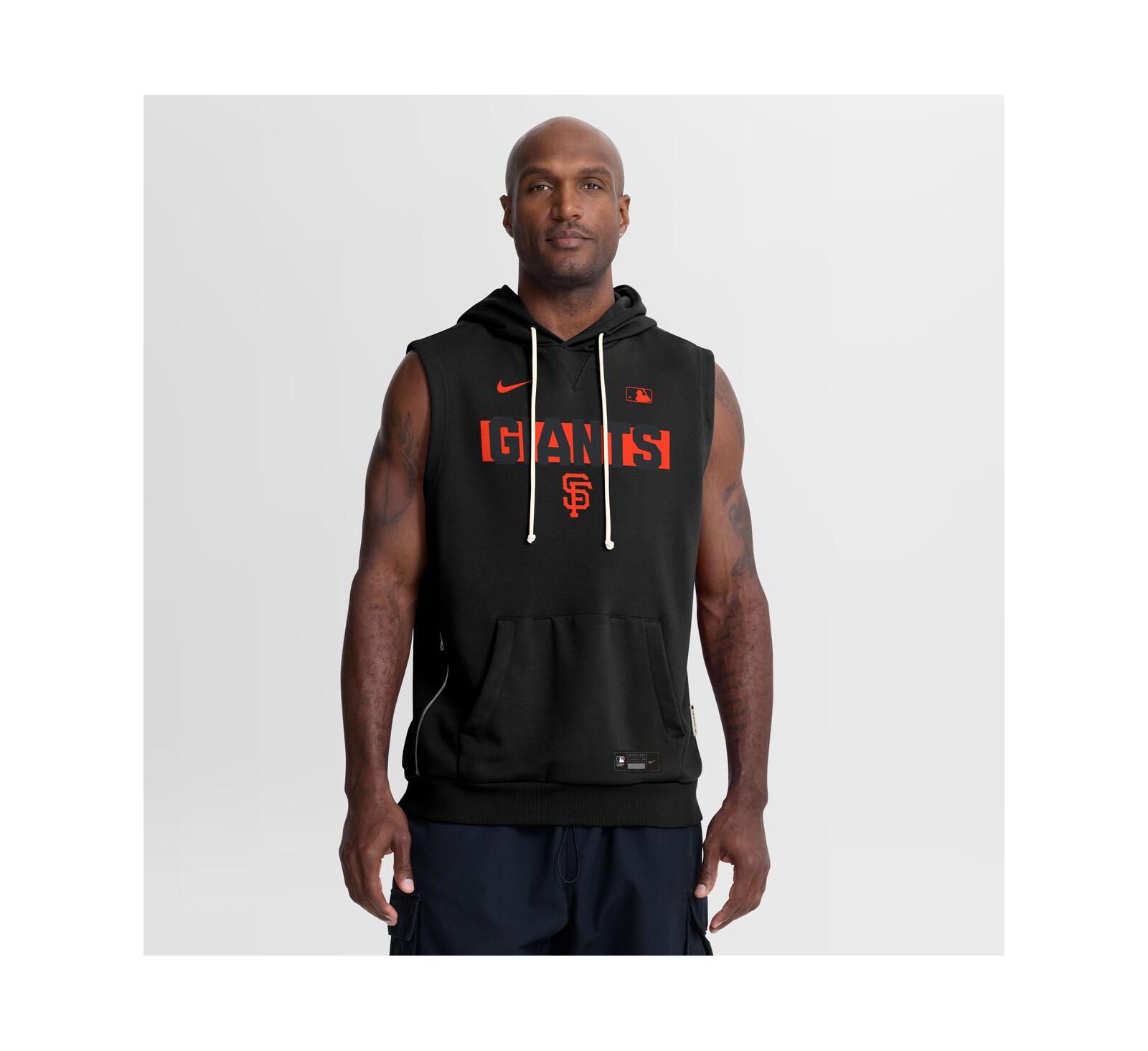 Мужское худи Nike Black San Francisco Giants Authentic Collection Standard Issue Dri-FIT Sleeveless