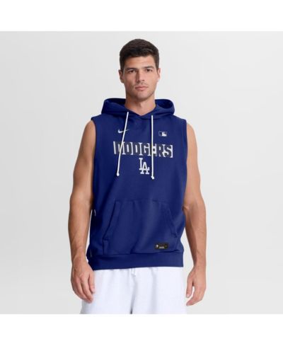 Мужской бесрукавный худи Nike Royal Los Angeles Dodgers Authentic Collection Standard Issue Dri-FIT