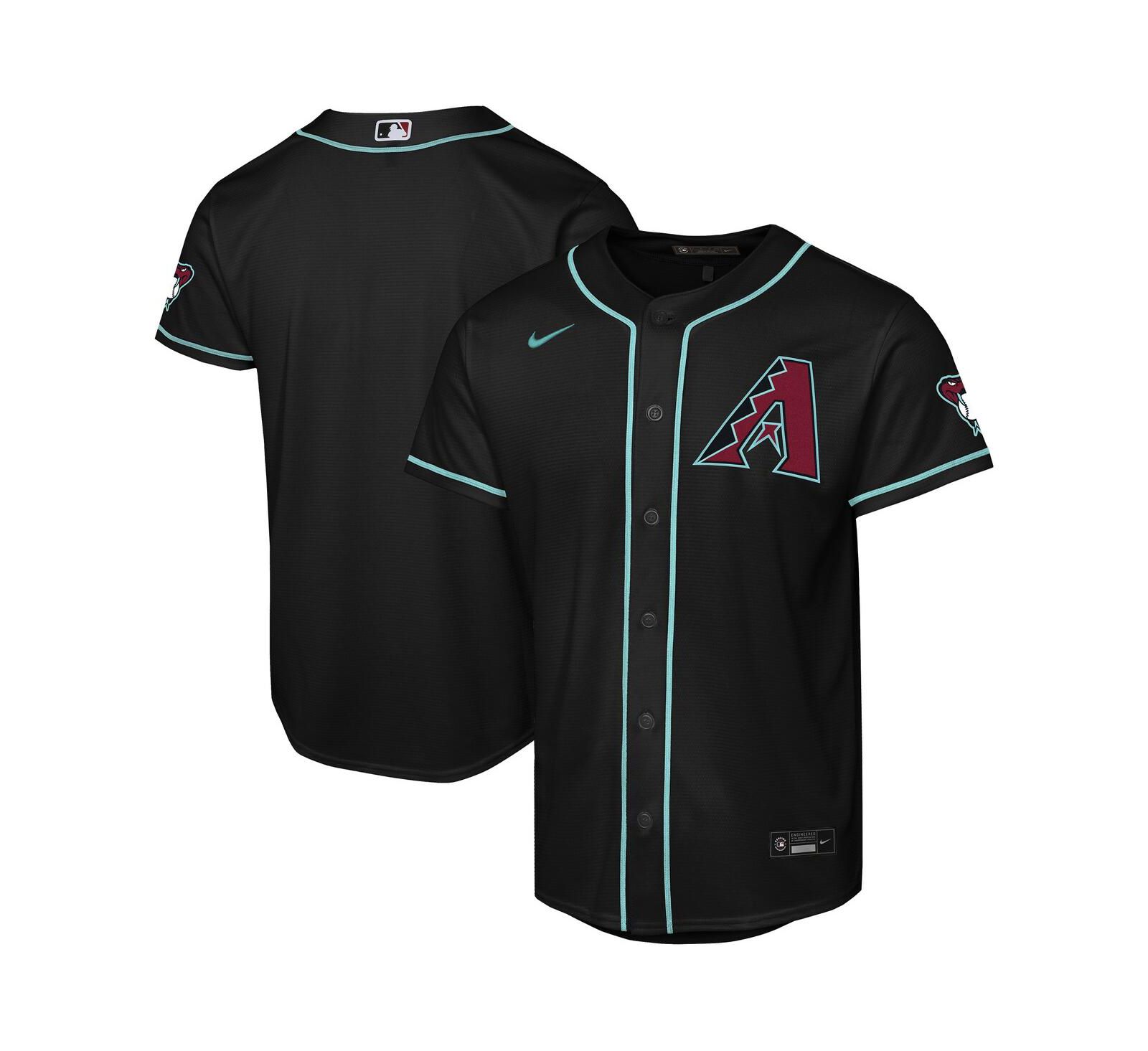 Джерси Nike Arizona Diamondbacks Alternate Stadium Черный Детский