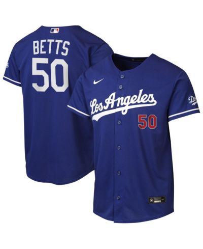 Майка Nike для мальчиков и девочек Mookie Betts Royal Los Angeles Dodgers Alternate Stadium