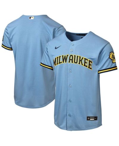 Nike Детская спортивная джерси Milwaukee Brewers Road Stadium