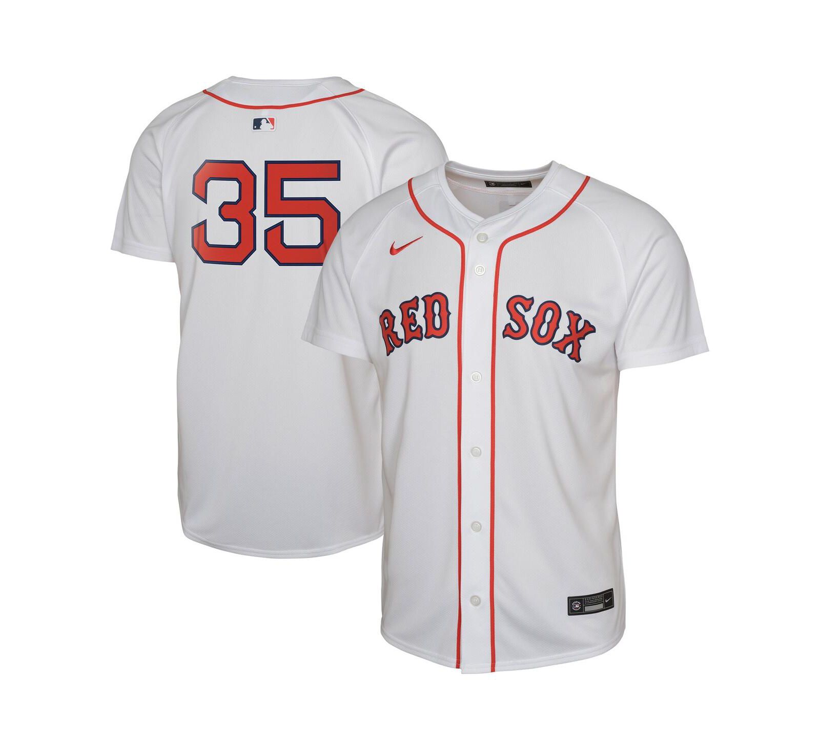 Nike джерси Garrett Crochet Boston Red Sox для мальчиков и девочек, белая