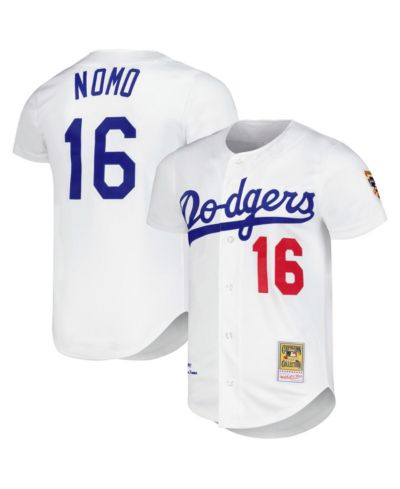 Мужская джерси Mitchell & Ness Hideo Nomo Los Angeles Dodgers Cooperstown Collection