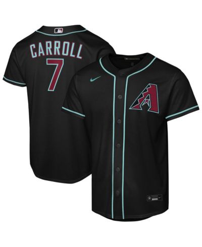 Детская спортивная джерси Nike Corbin Carroll Black Arizona Diamondbacks Alternate Replica