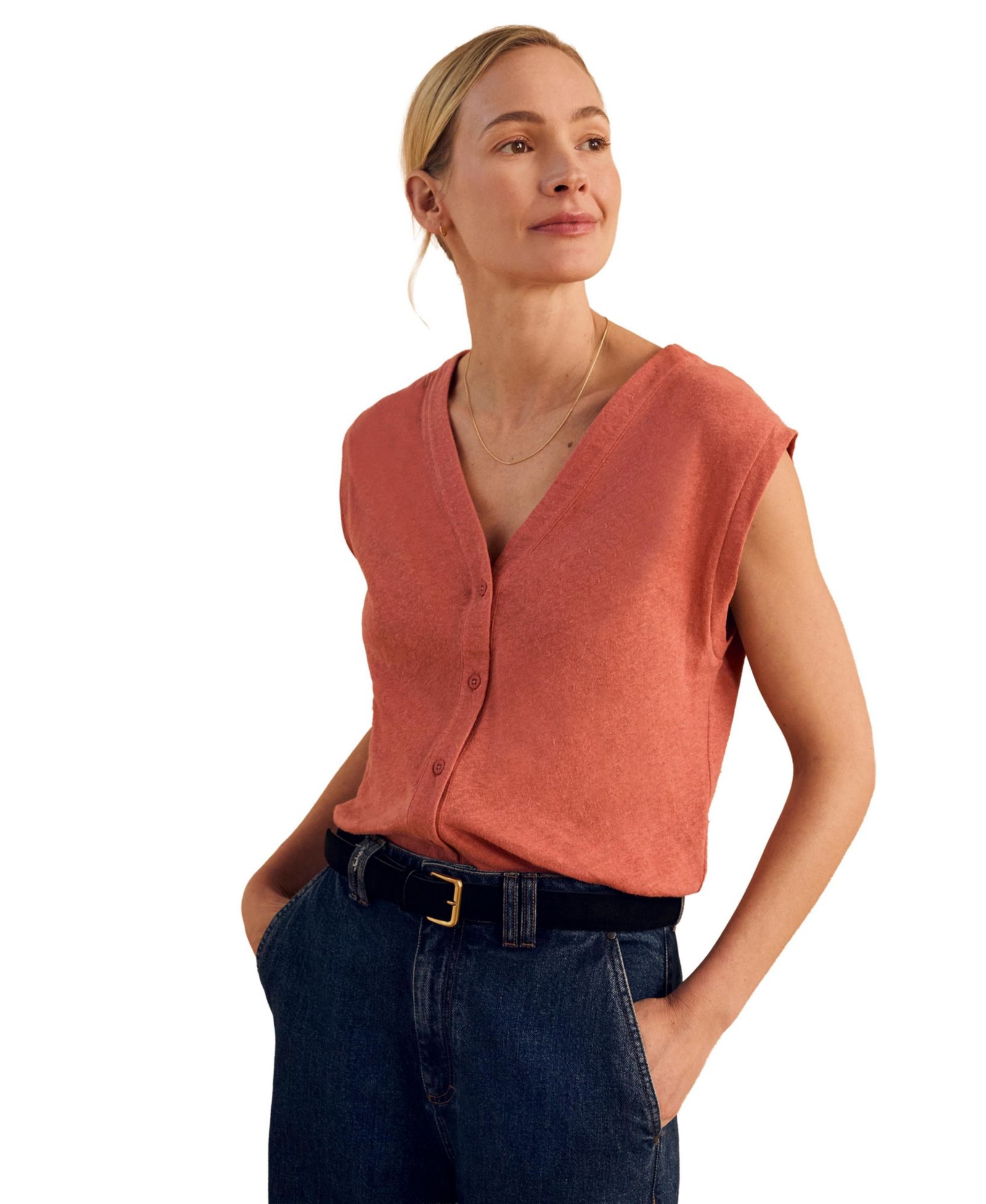 Celtic & Co. Women's Button Through Top