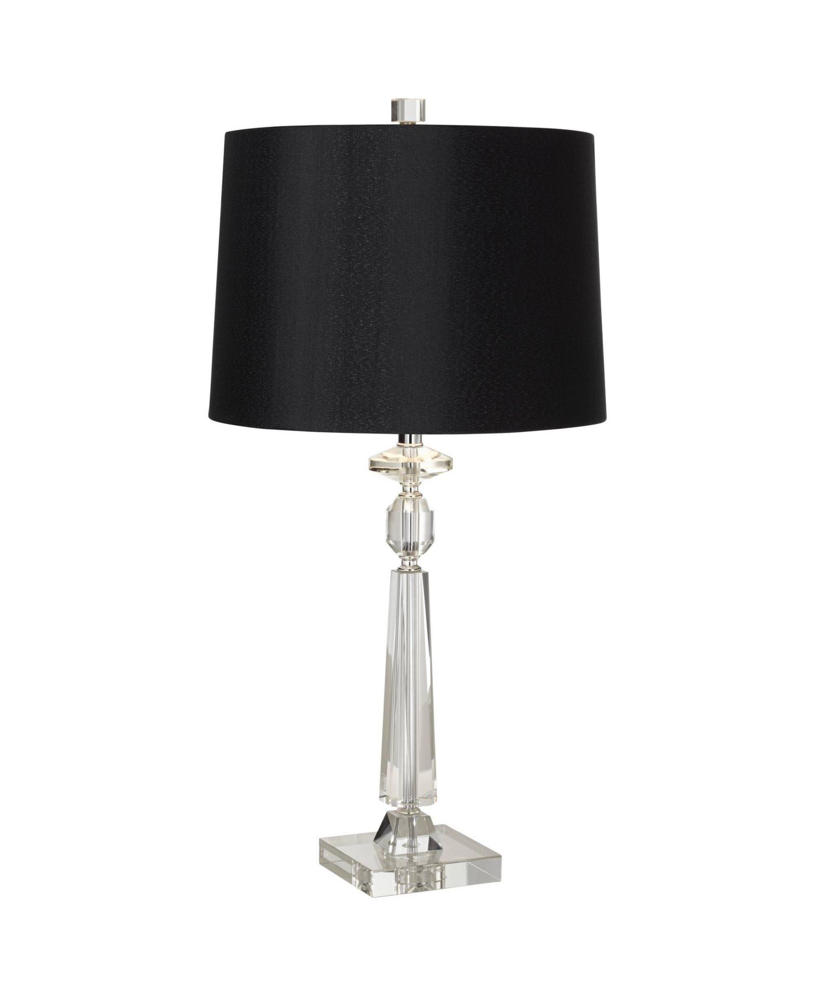 Настольная лампа Vienna Full Spectrum Aline Modern Crystal Column Drum Shade