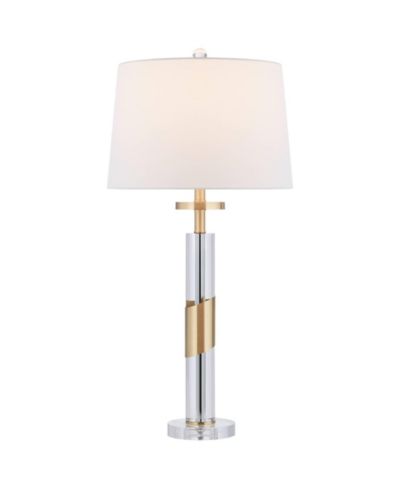 Настольная лампа Vienna Full Spectrum Alfred 30 1/2"H Soft Brass and Crystal Column с диммером