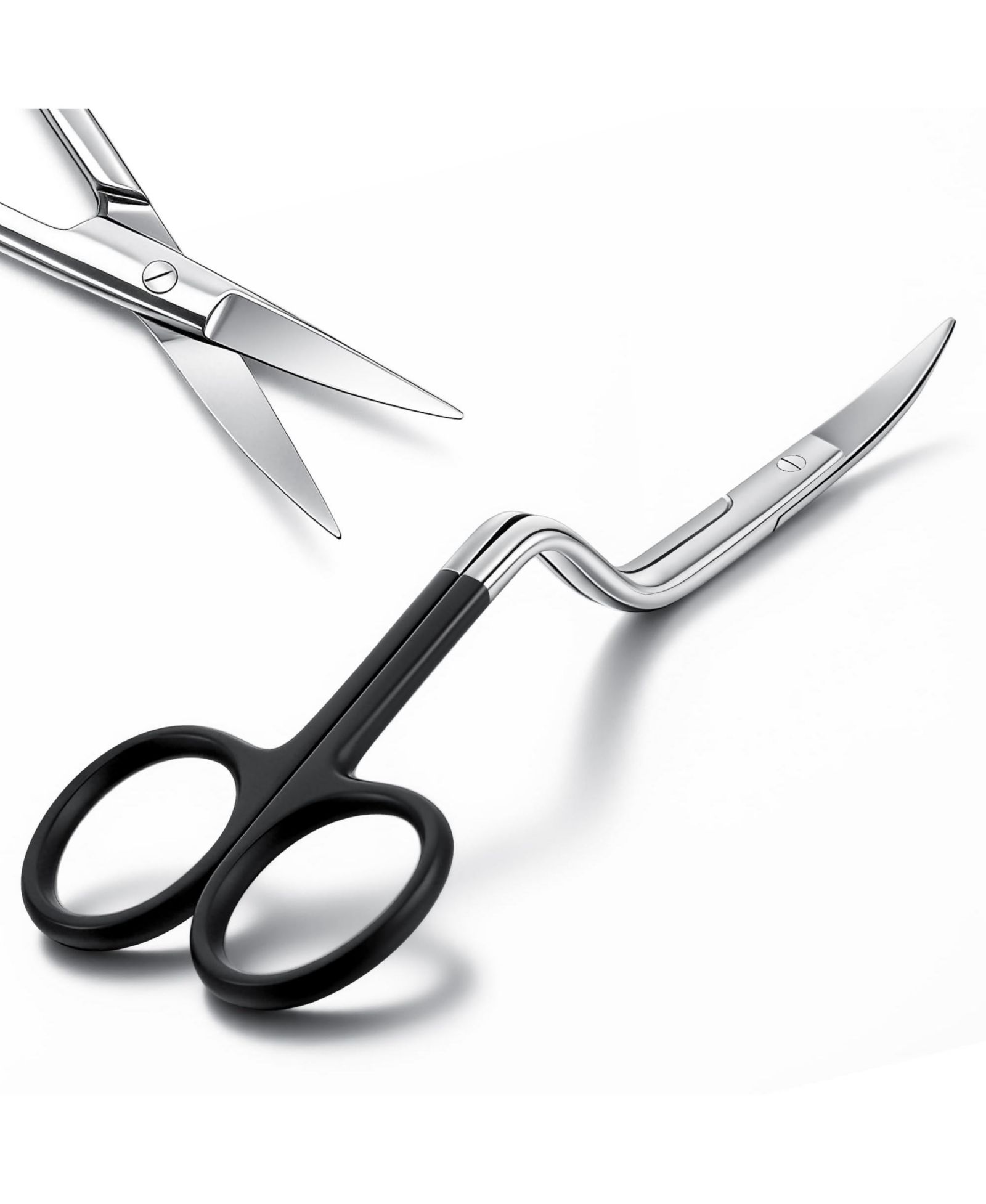 GNUADZ 6inch Double Curved Embroidery Scissor Applique Sewing Handicraft Stainless Steel Precision