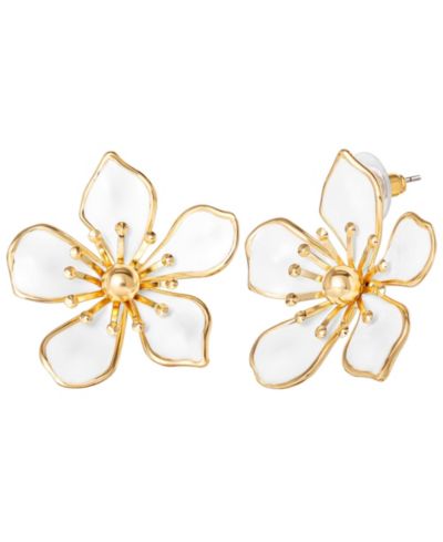 Серьги-гвоздики Jessica Simpson Enamel Flower для женщин
