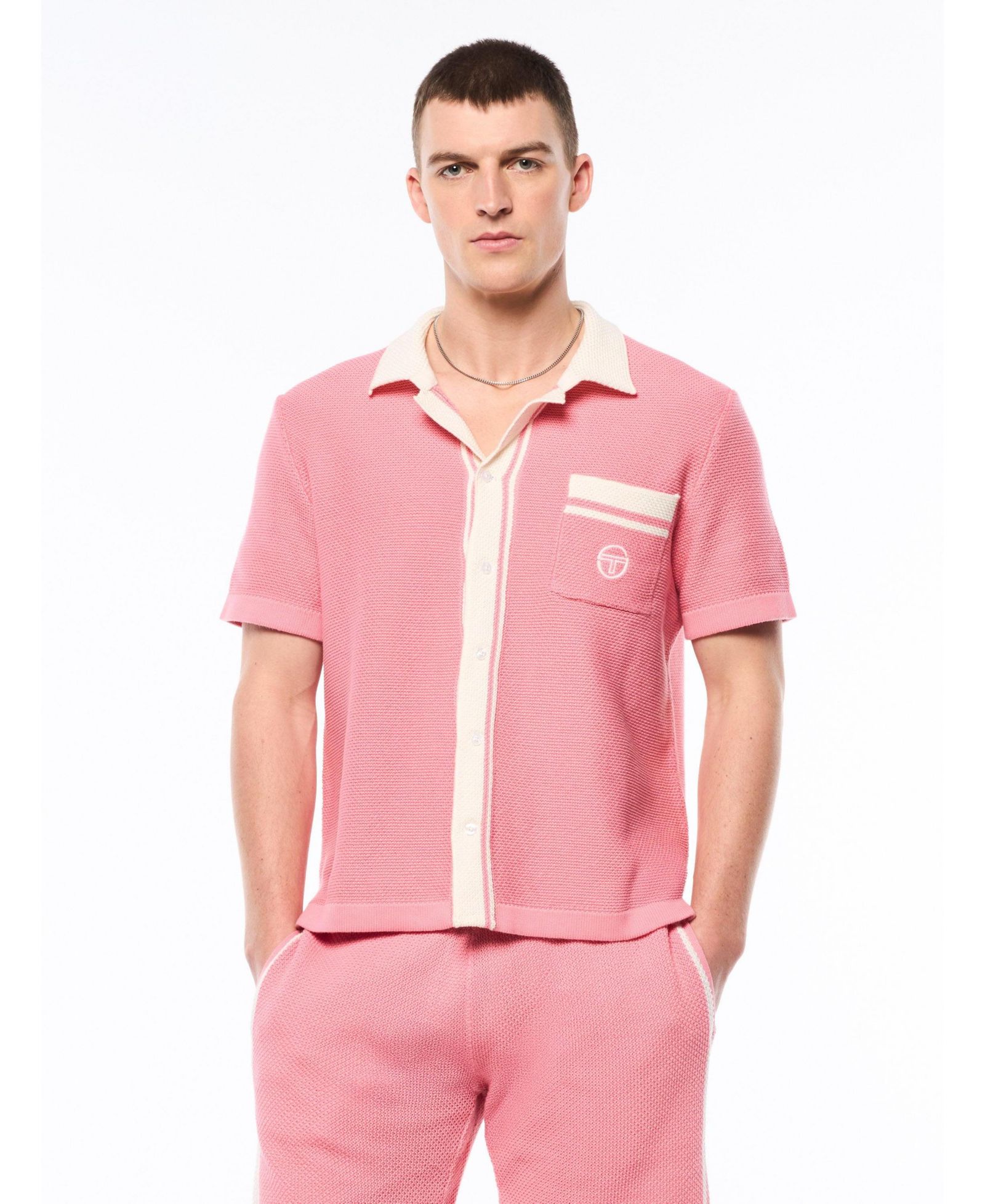 Мужская рубашка Sergio Tacchini Fratelli Crochet Cabana