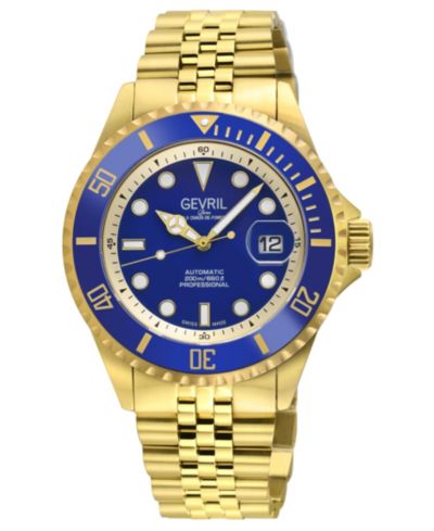 Gevril Мужские часы Wall Street Swiss Automatic IP