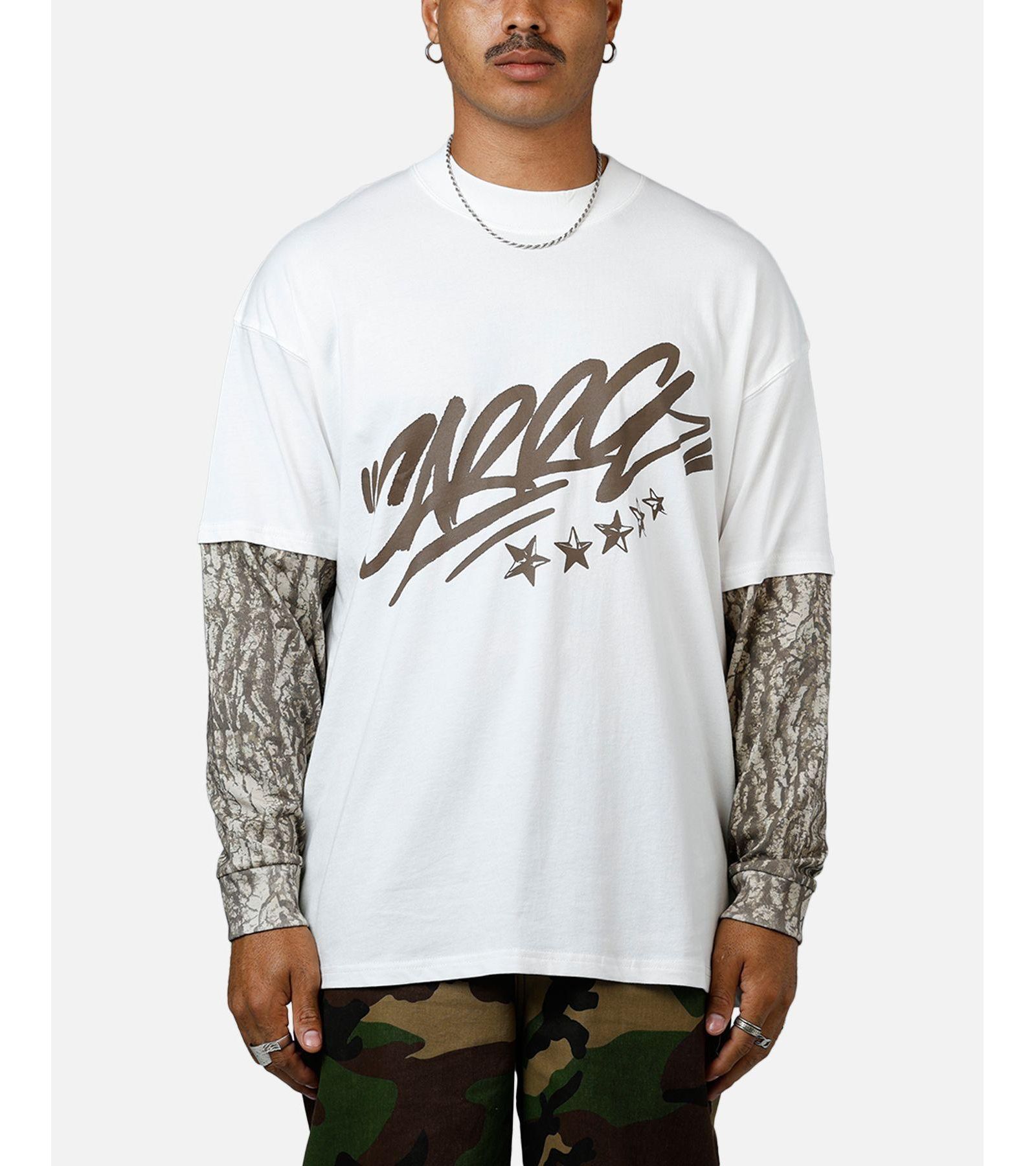 Мужская футболка CARRE Graffiti Layered Long Sleeve