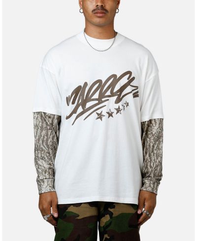 Мужская футболка CARRE Graffiti Layered Long Sleeve