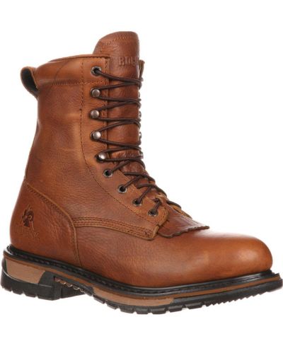 ROCKY Men's Original Ride Lacer Waterproof Western Boots