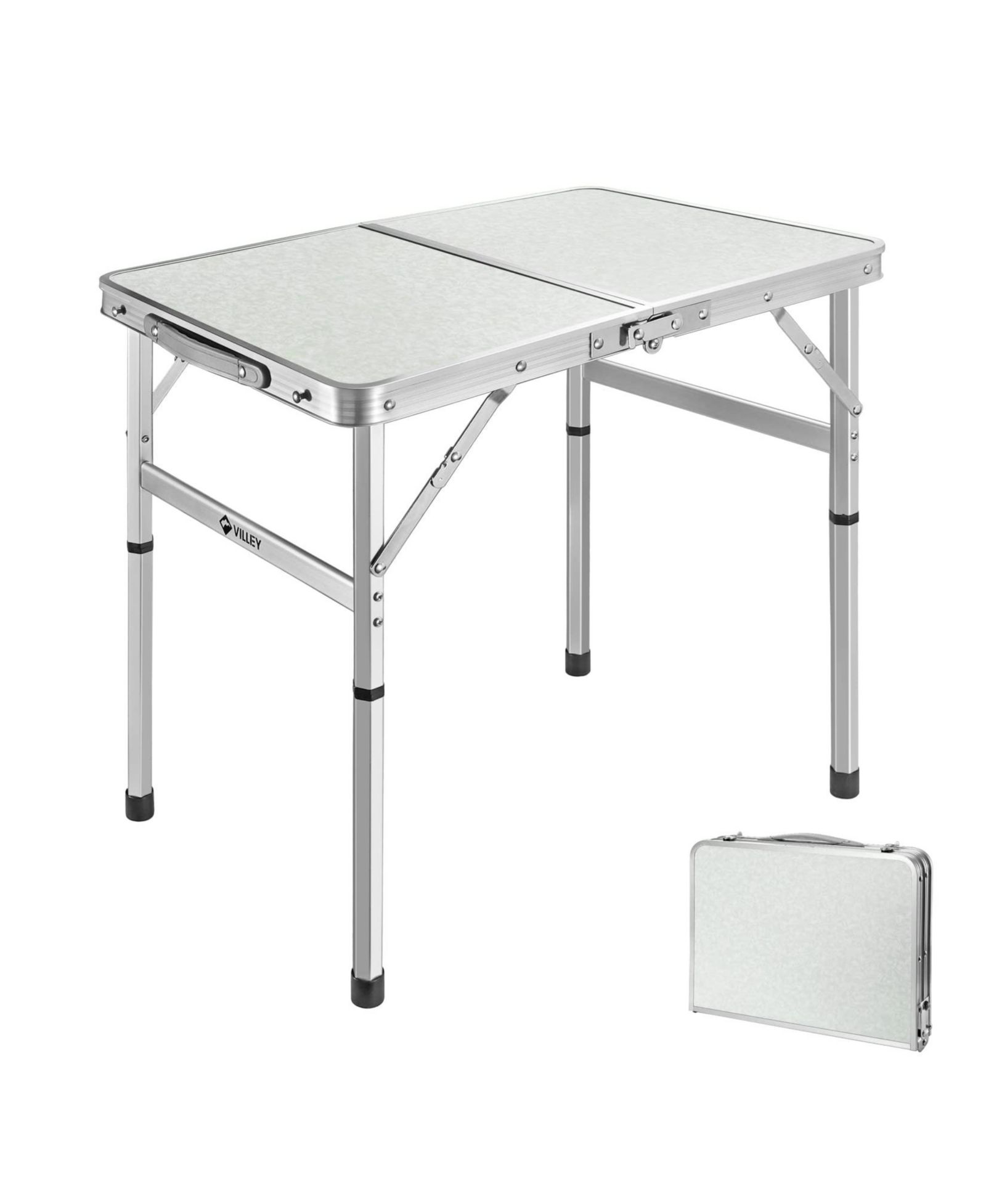 Складной походный стол GNUADZ Portable Aluminum Adjustable Camping Outdoor Recreation Gear