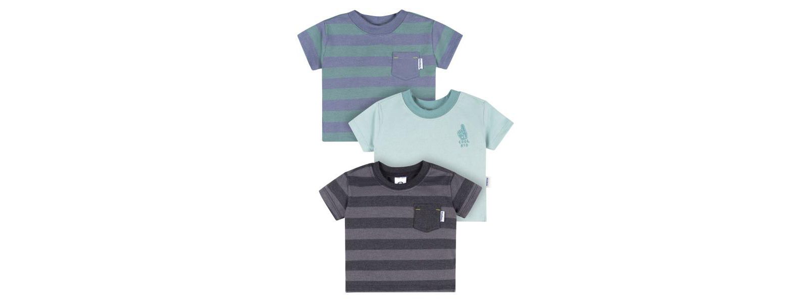 Детские футболки Gerber Baby Boys Short Sleeve, 3-Pack
